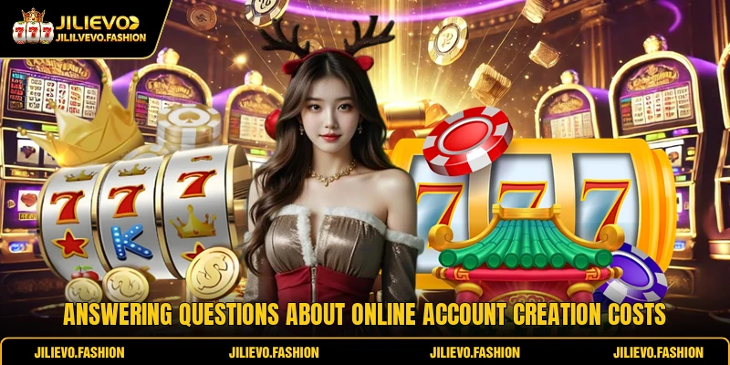 Home 15 Answering questions about online account creation costs