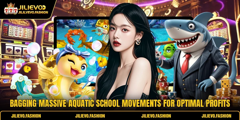 Bagging massive aquatic school movements for optimal profits