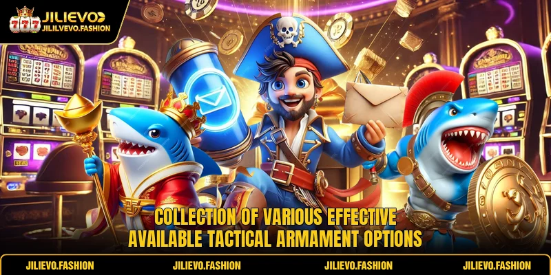 Thunder Dragon Fishing - Premium Marine Arcade Game 2 Collection of various effective available tactical armament options