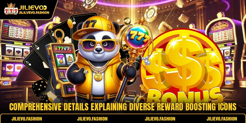 Comprehensive details explaining diverse reward boosting icons
