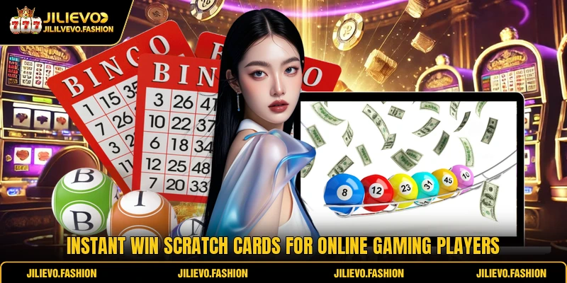 Instant win scratch cards for online gaming players