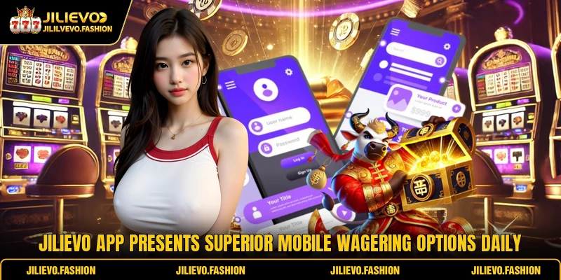 JILIEVO App 1 JILIEVO app presents superior mobile wagering options daily