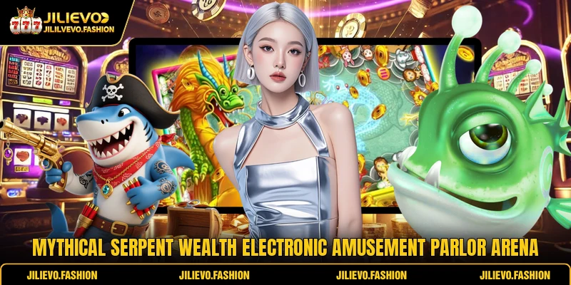 Mythical serpent wealth electronic amusement parlor arena