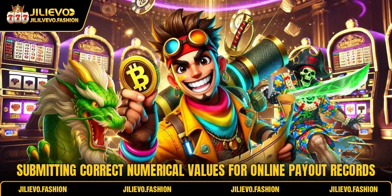 Submitting correct numerical values for online payout records